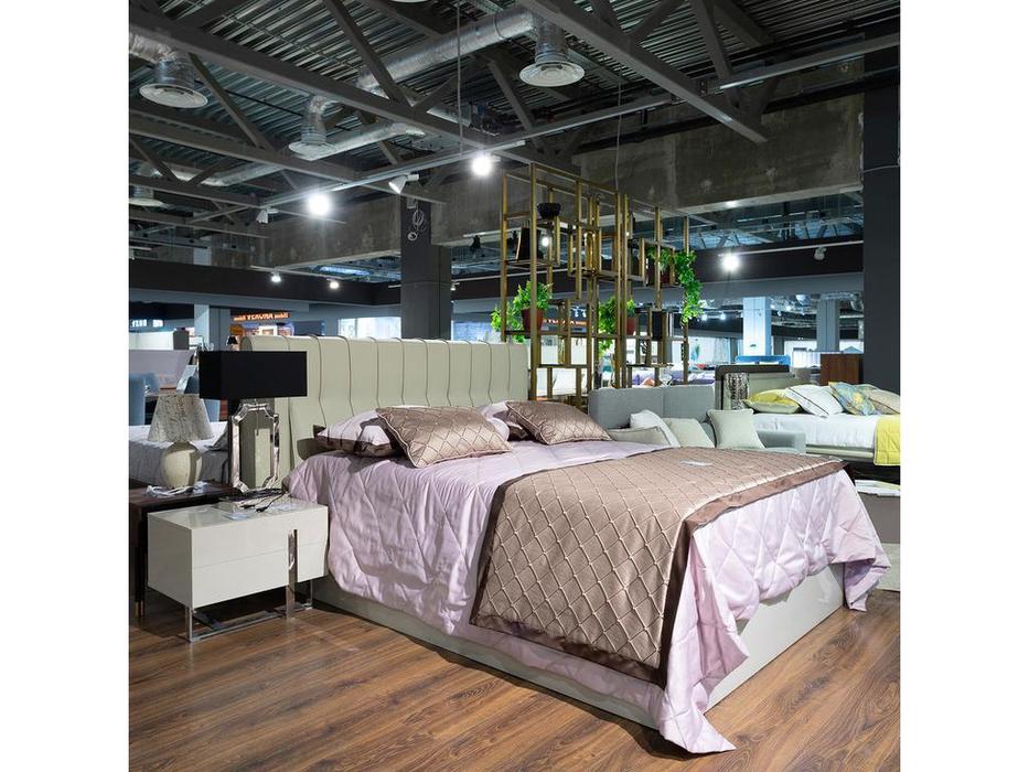 Mod Interiors: Vigo: кровать 180х200 c подъемным механизмом  (бежевый)