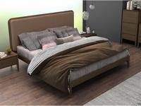 Mod Interiors: Paterna: кровать 160х200  (дуб, бежевый)