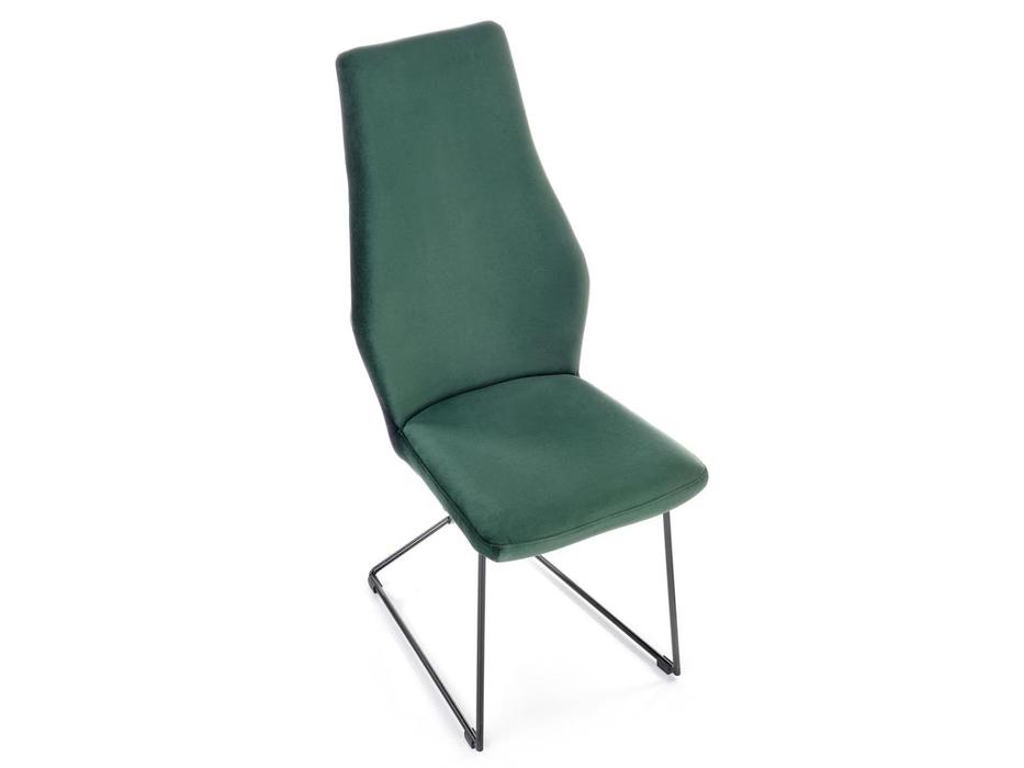 Halmar: K485: стул (темно-зеленый, черный)