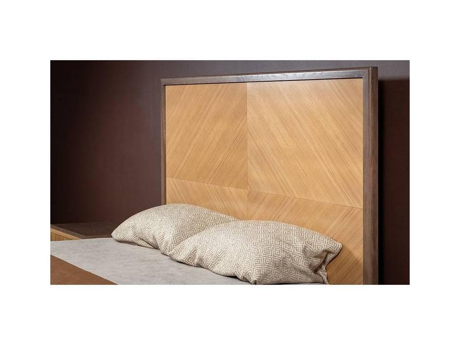 RFS: Монте-Карло: кровать 160х200  (дуб медовый, серо коричневый)