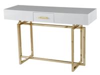 Linhai Lanzhu: Гарда: стол консольный  (белый, золото)
