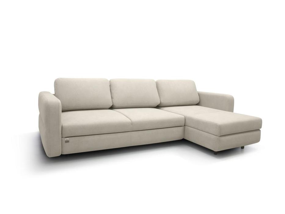 SofTime: Марко: диван угловой раскладной, средние подлокотники (серый)