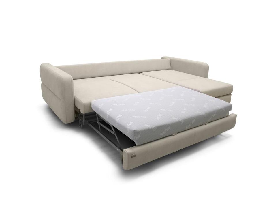 SofTime: Марко: диван угловой раскладной, средние подлокотники (серый)