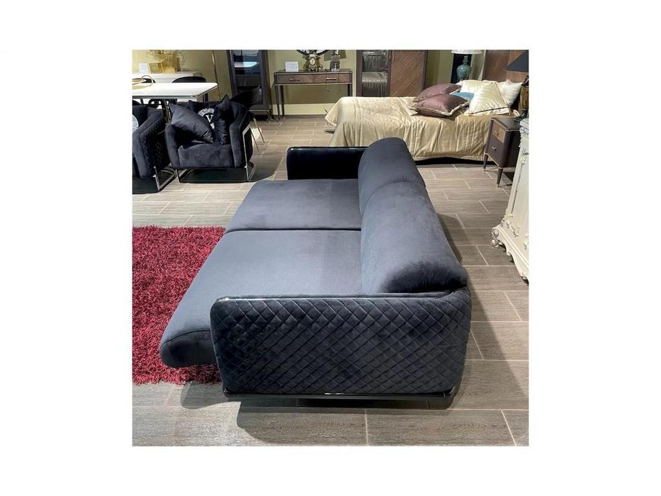 Orix: Versace: диван 3-х местный  (черный)