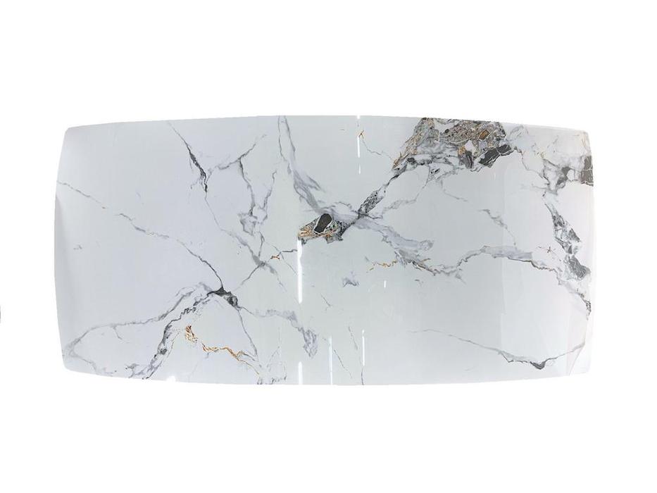 STG: Scorpio Marble B5809: стол обеденный  нераскладной (белый, черный)