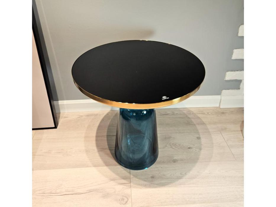 STG: Bell ClassiCon Coffee Side Table: стол журнальный  (синий, золото, черный)