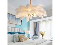 STG: The Feather Floor Lamp: люстра  (белый, золото)