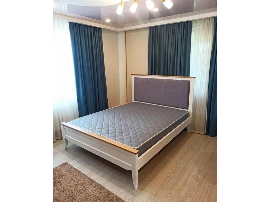 МастМур: Римини: кровать 90х200 с мягкой вставкой (ваниль)