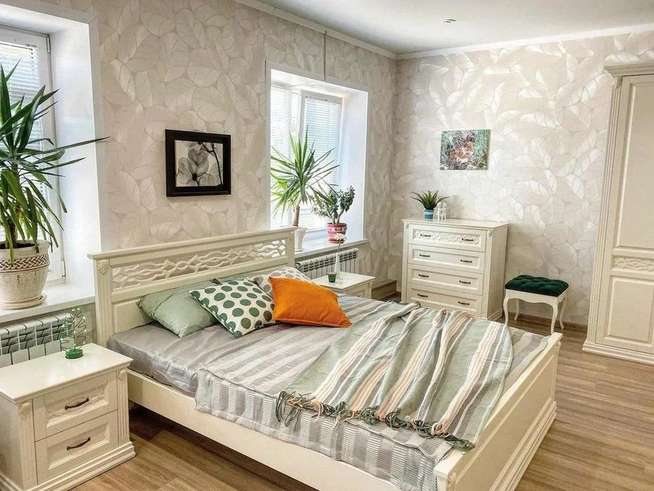 МастМур: Верона: кровать 180х200 (ваниль)