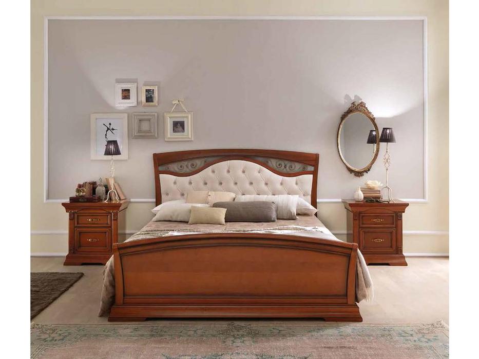 Prama: Palazzo Ducale: кровать с ковкой 160х200  (вишня)