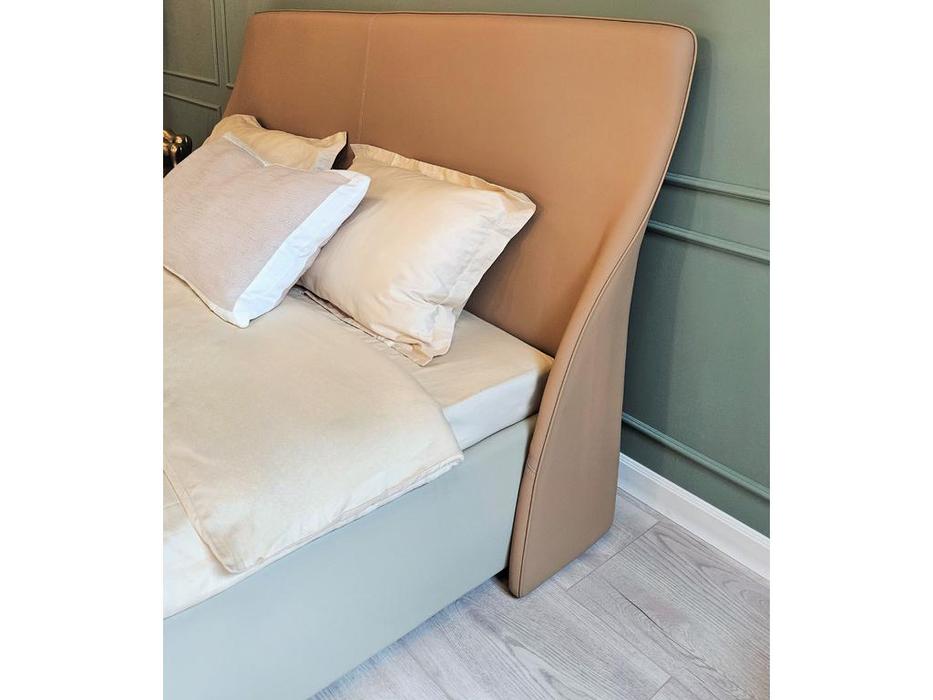 STG: Altea: кровать двуспальная  (серый, шоколадный)