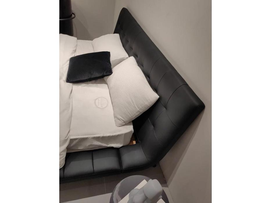 STG: Onda: кровать двуспальная  (черный, белый)