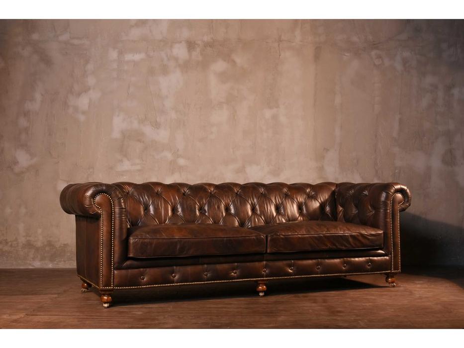 STG: Chesterfield RS073-3: диван 3-х местный  (коричневый)