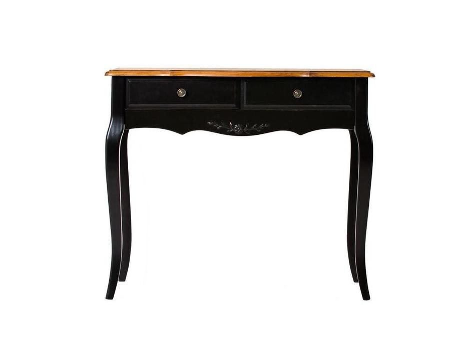 Mobilier de Maison: Provence: стол письменный  с ящиками (черный со старением)