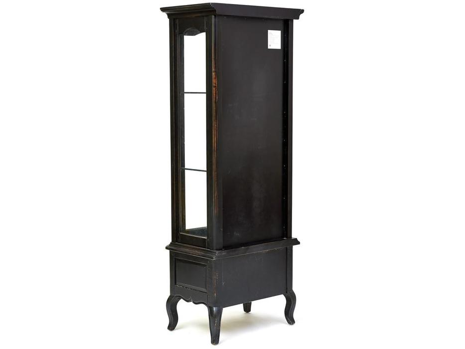 Mobilier de Maison: Provence: витрина 1 дверная  (черный со старением)