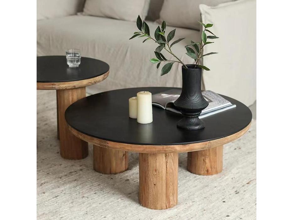 Mobilier de Maison: Wooden Vintage Loft: стол кофейный (чёрный, коричневый)