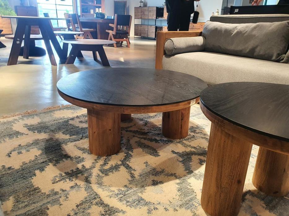 Mobilier de Maison: Wooden Vintage Loft: стол журнальный (черный, коричневый)