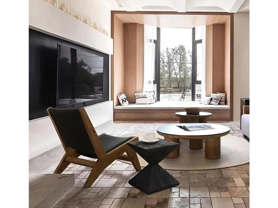 Mobilier de Maison: Wooden Vintage Loft: стол журнальный (черный, коричневый)