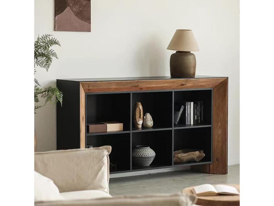 Mobilier de Maison: Wooden Vintage Loft: комод  (черный)