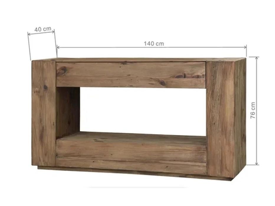 Mobilier de Maison: Wooden Vintage Loft: консоль  (натуральный дуб)