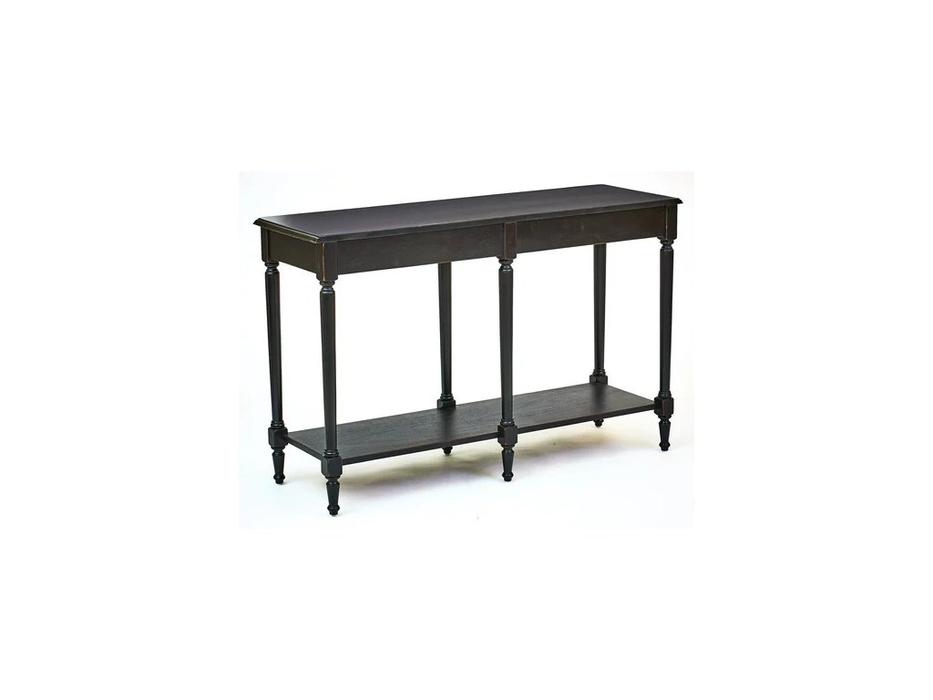 Mobilier de Maison: Provence: консоль с ящиками (черный со старением)