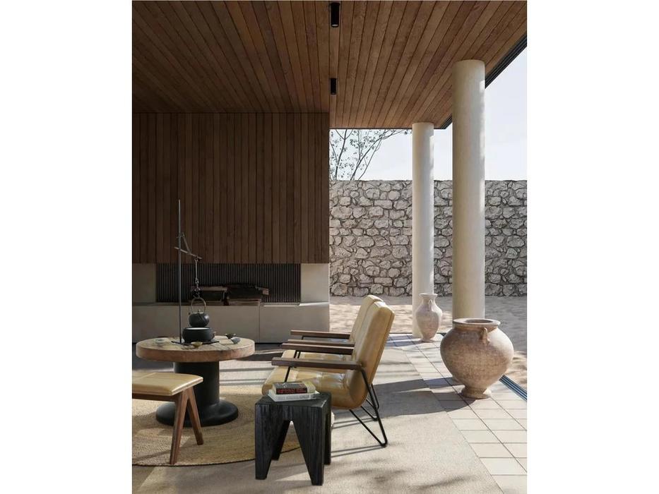 Mobilier de Maison: Wooden Vintage Loft: пуф  (черный)
