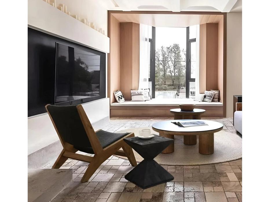 Mobilier de Maison: Wooden Vintage Loft: стол кофейный  (черный)