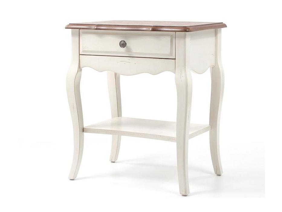 Mobilier de Maison: Provence: тумба прикроватная с эффектом старения (белый)