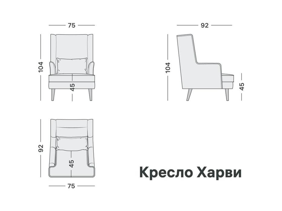 Artsit: Харви: кресло расцветка в ассортименте (бежевый)