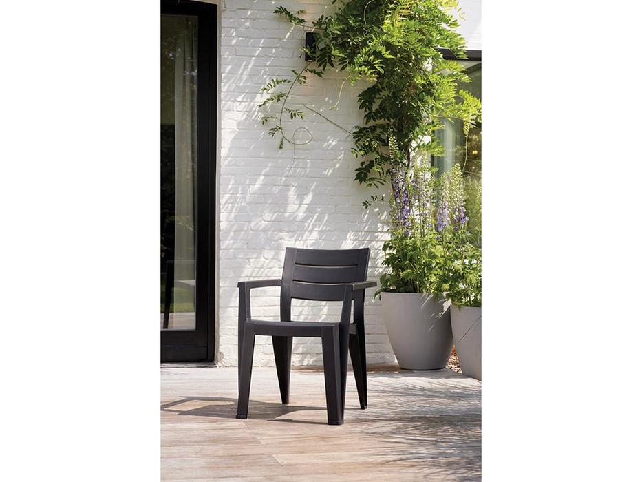 Keter: Julie dining chair: стул садовый  (графит)