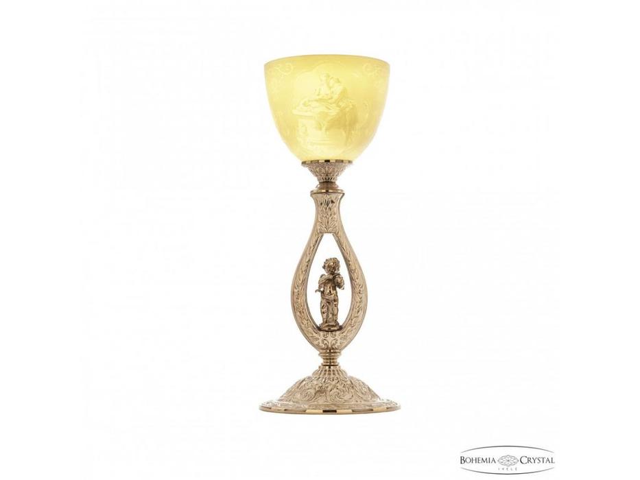 Bohemia Ivele Crystal: 71400L/15 NW P1 Pair FA2S: лампа настольная (золото)