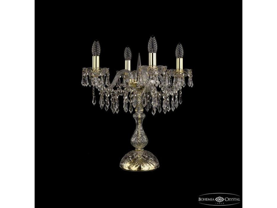 Bohemia Ivele Crystal: 1403L/4/141-47 G: лампа настольная (прозрачный)