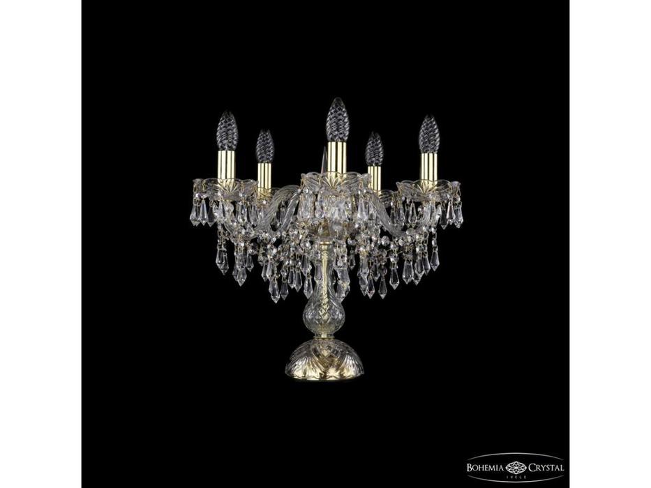 Bohemia Ivele Crystal: 1403L/5/141-39 G: лампа настольная (прозрачный)