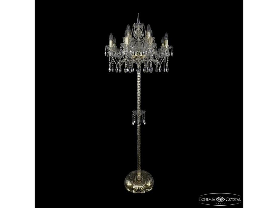 Bohemia Ivele Crystal: 1413T2/8+4/200-165 G: торшер (прозрачный)